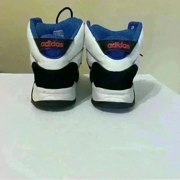Mens Adidas Streetball 1.5 G99873 Basketball Leather White/Blue/Orange Size 11 main image 9